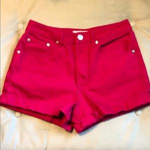 Forever 21 red shorts